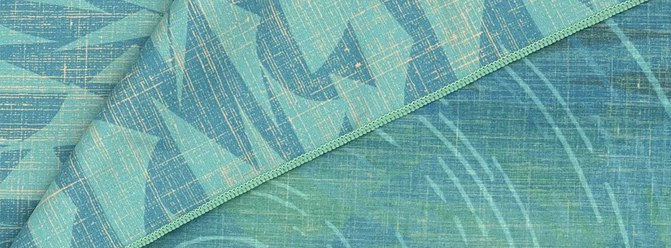 thumbnail image 2 of Kauhale Living Hawaiian Microfiber Kitchen Towel Set Of 2 - 24x16, Multi-Color Floral Design, Tropical Theme 2 of 6