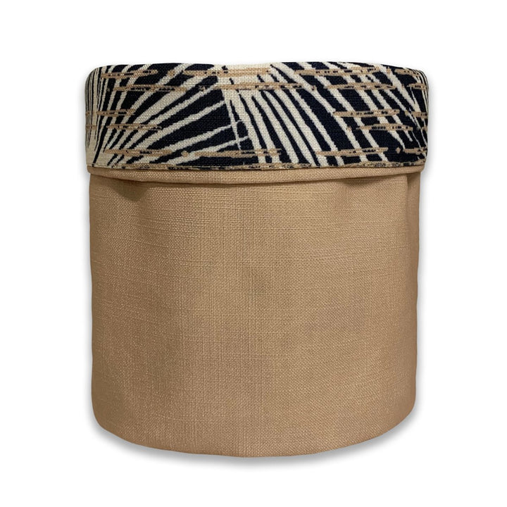 Dusk Loulu Fabric Planter - Medium - reversible