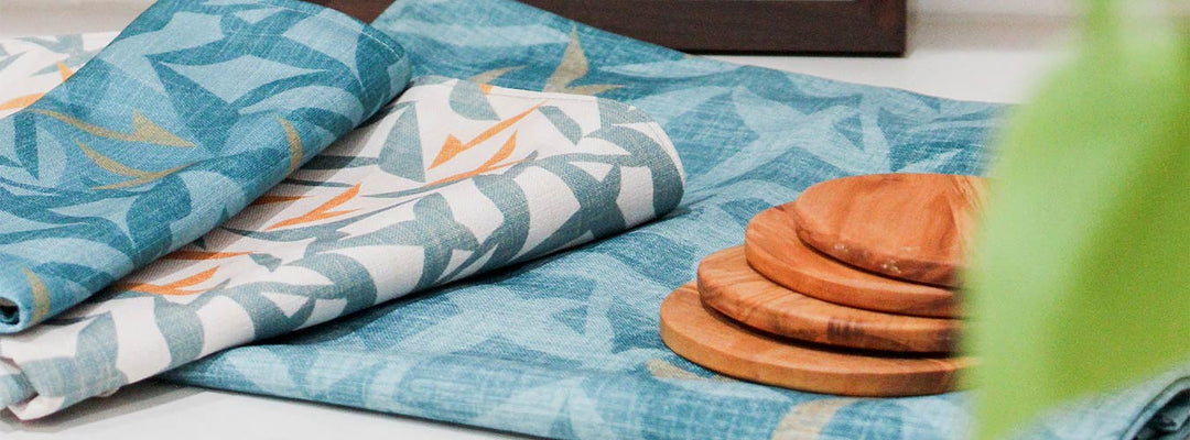 Coastal Dinner Napkins - NOHO HOME