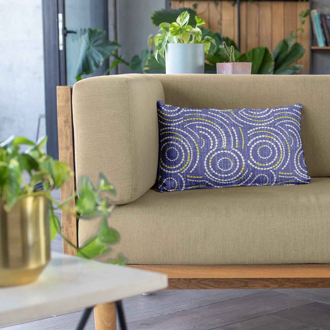 Crown Flower Lumbar Pillowcase