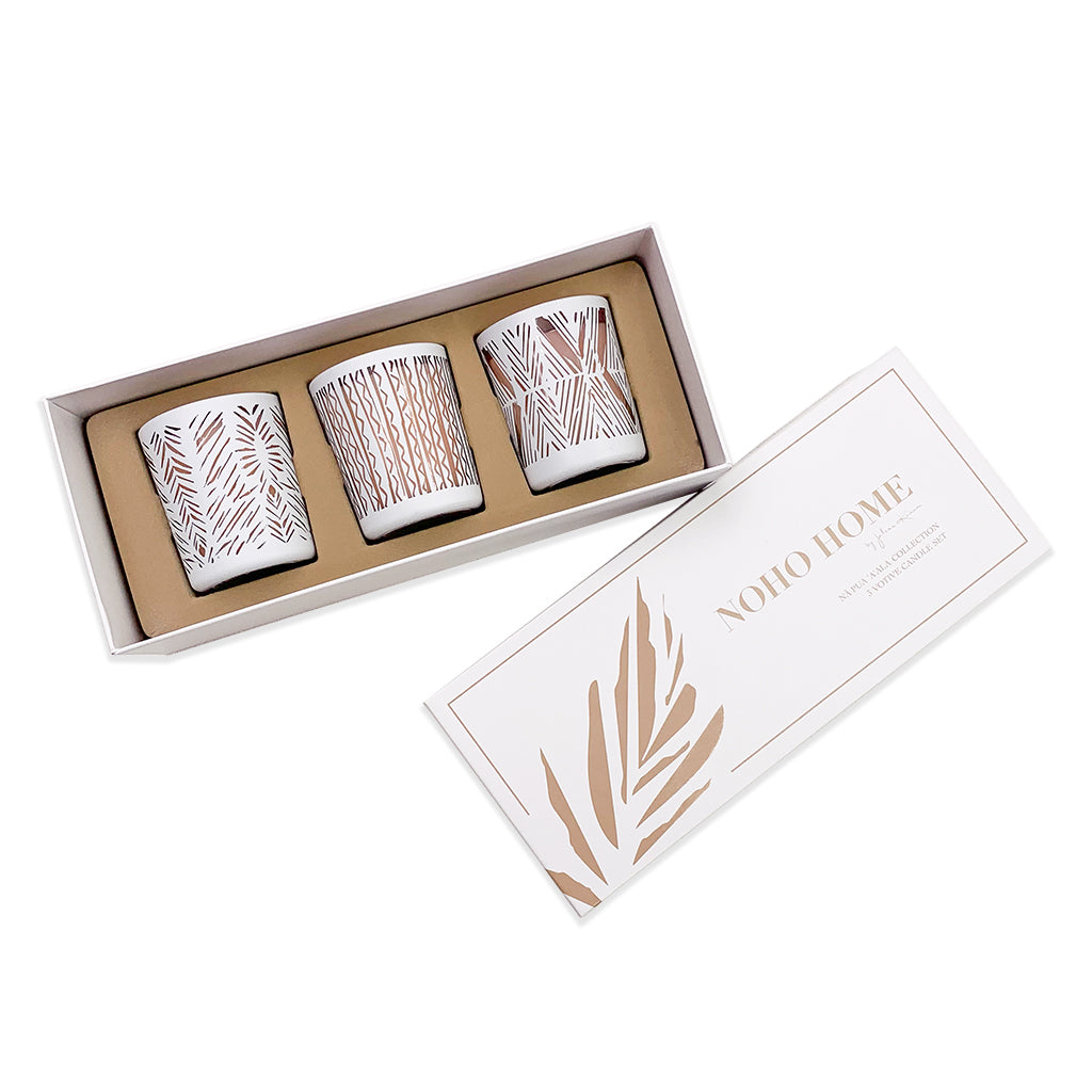 Nā Pua ʻAʻala Collection - 3 Votive Candle Set