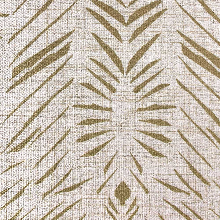 Closeup of the Premium Hulu Table Runner Print Symmetrical Patterning Resemble That of Bird Feathers or of Highly Valued Lei Hulu