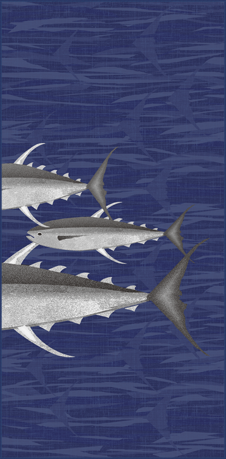 Ahi Microfiber Beach Towel