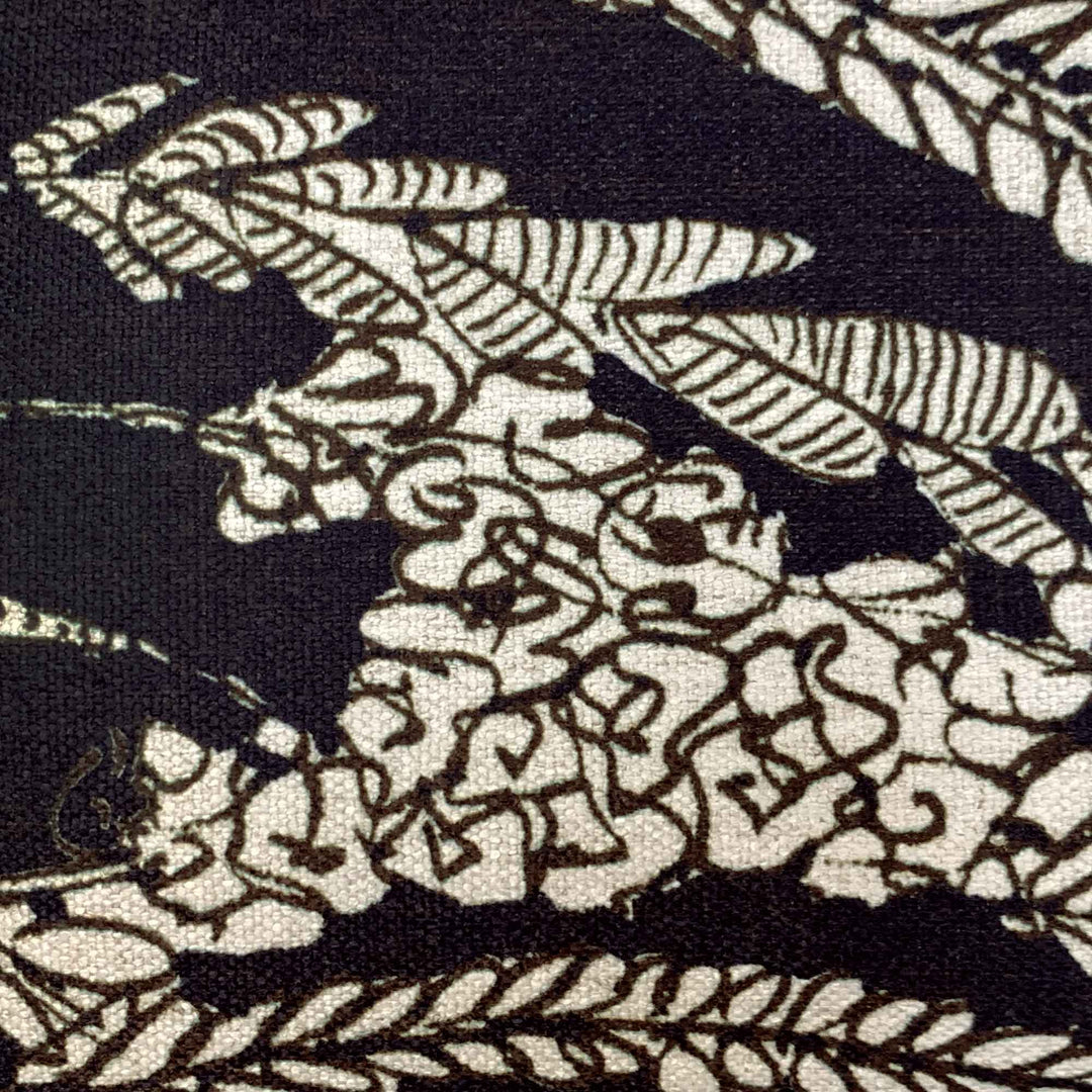 Close Up View Of Ryokō-sha Lumbar Pillowcase Melveen Leed Design