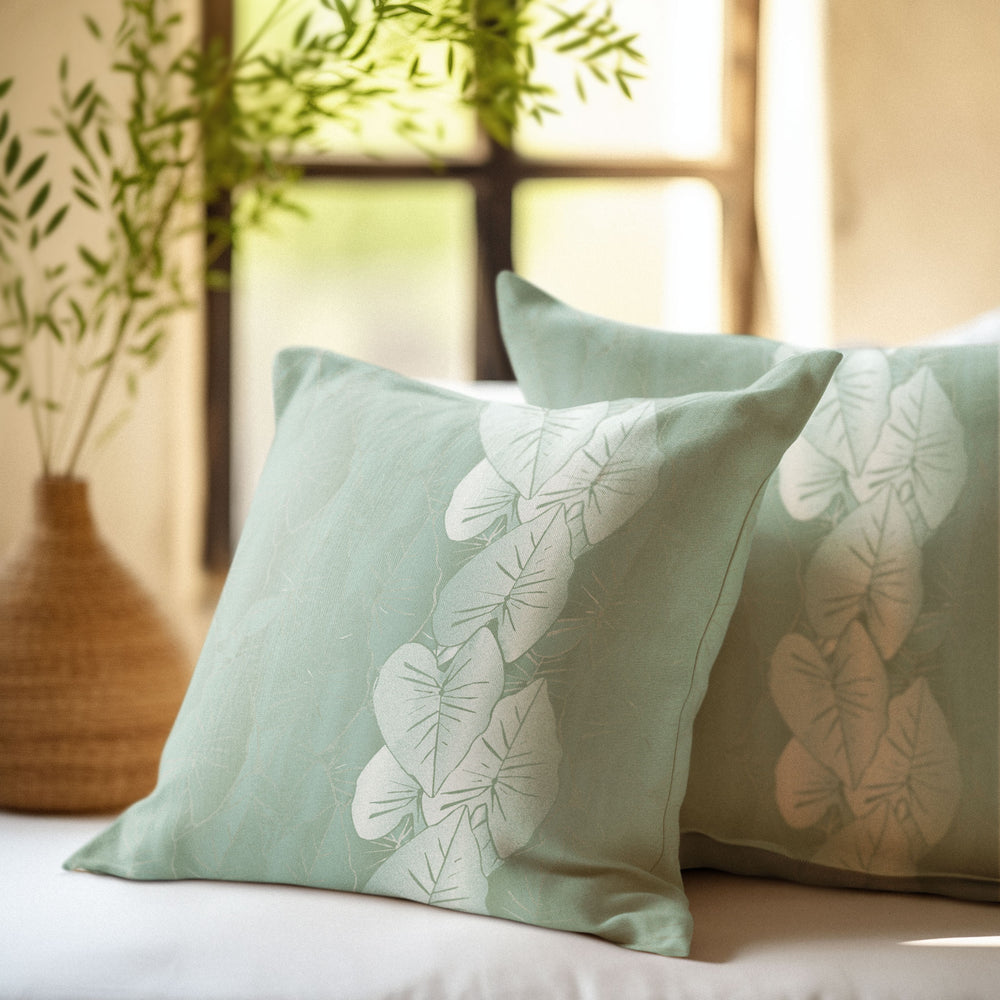 Hānai premium square pillows lifestyle photo