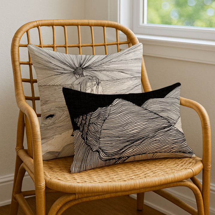 Shell by Melveen Leed Lumbar Pillowcase