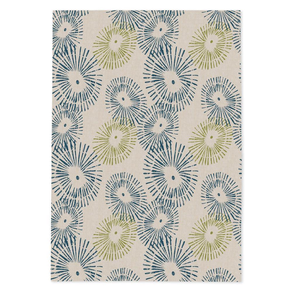 ʻOpihi tea towel design, with a limpet-inspired pattern drawn from the kōʻele