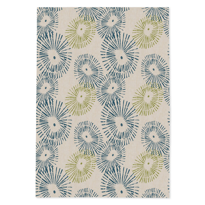 ʻOpihi tea towel design, with a limpet-inspired pattern drawn from the kōʻele