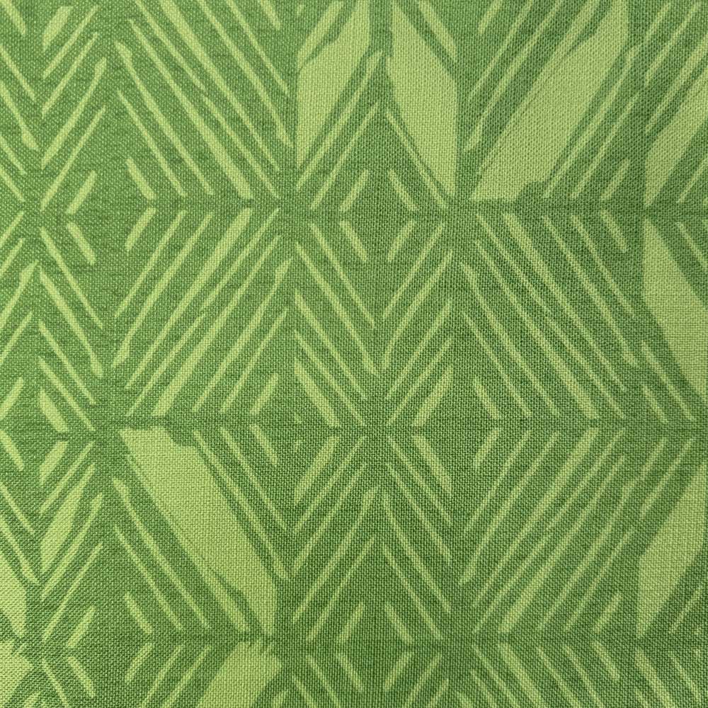 Close up of Akahi Green lumbar print