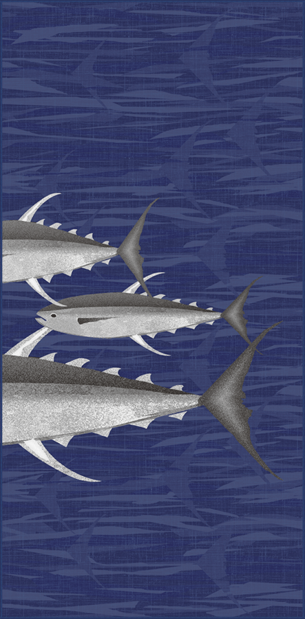 Ahi Microfiber Beach Towel