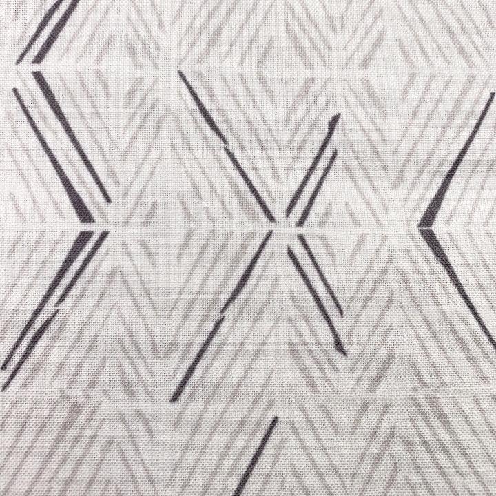 Close-up of 'Akahi Lumbar Pillowcase in Taupe & Ivory
