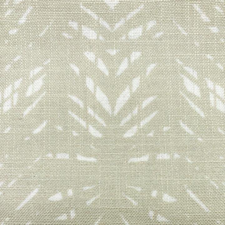 Closeup of the Taupe & Mint Batik Lumbar Pillowcase