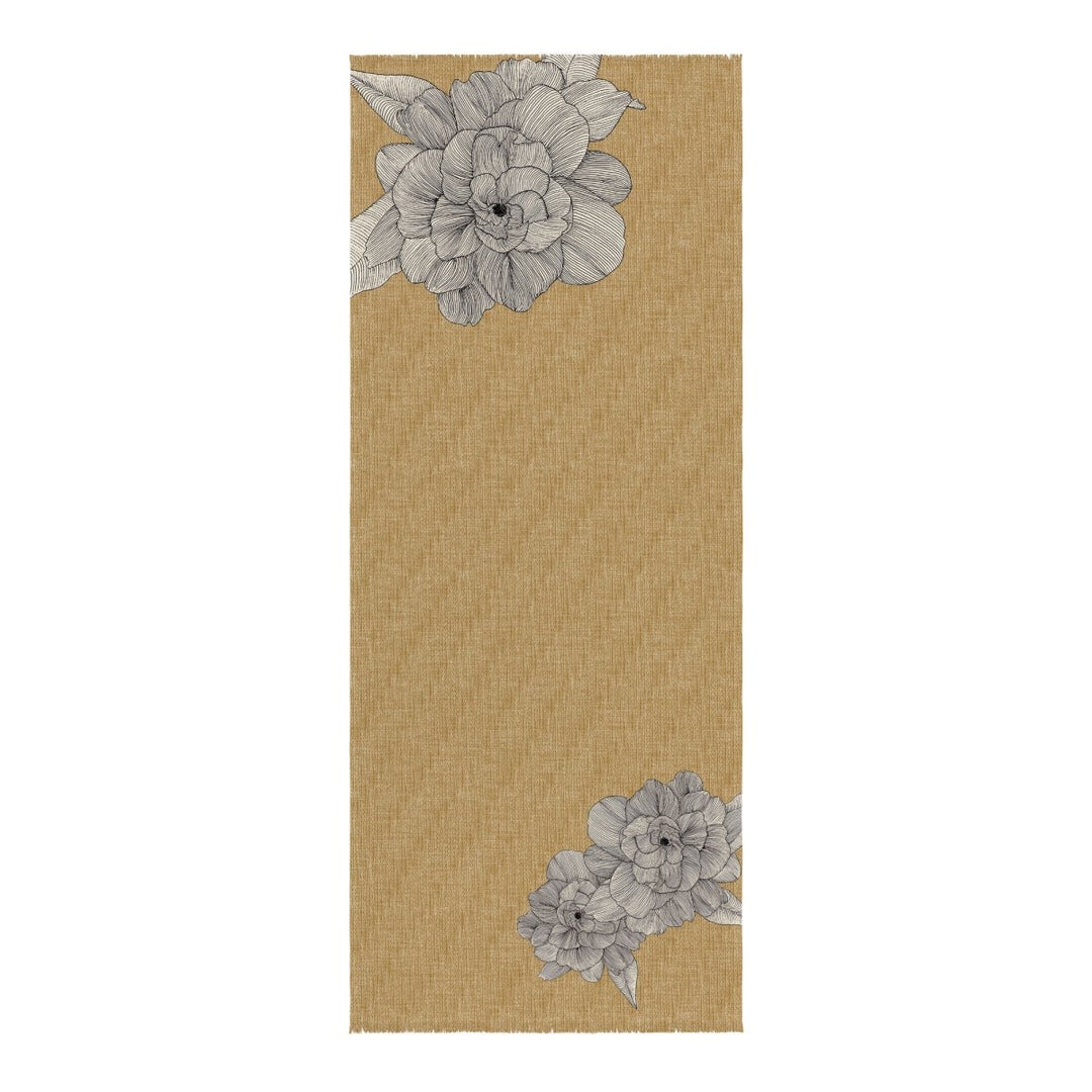Gardenia Travel Wrap Full Size Front View On a White Background