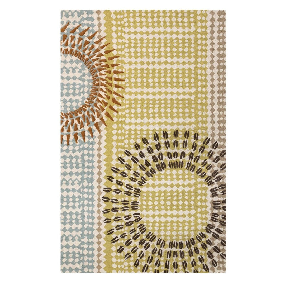 Hālāwai Area Rug Full Frontal View On a White Background