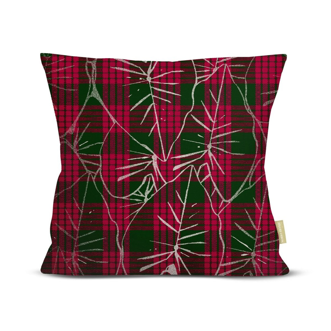 Hawaiian Holiday Palaka Kalikimaka Kalo Nui Square Pillowcase