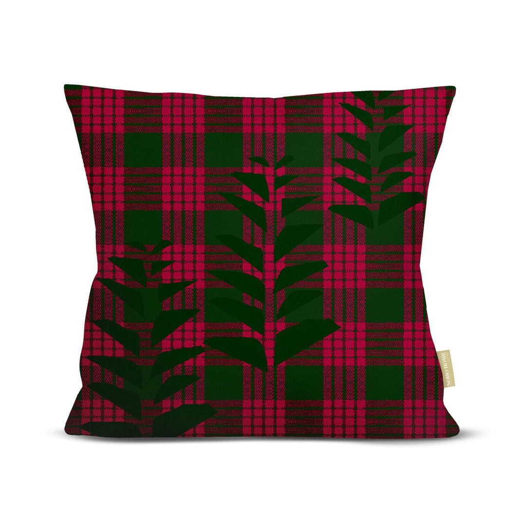 Hawaiian Holiday Palaka Kalikimaka Lāʻau Square Pillowcase