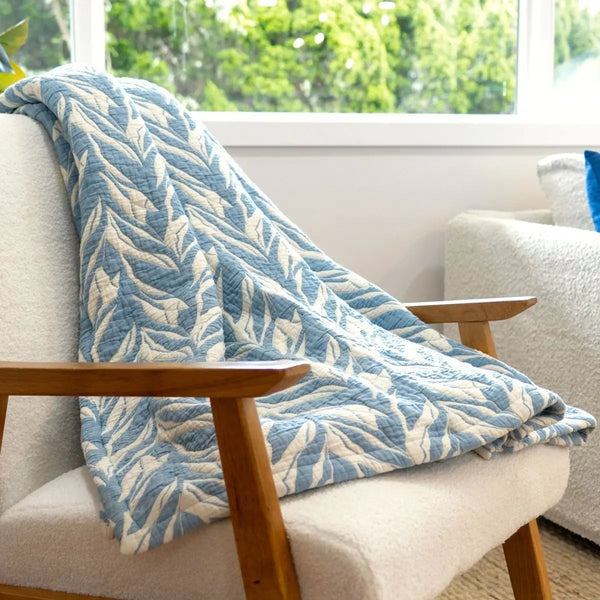 Kī Matelasse Throw NOHO HOME