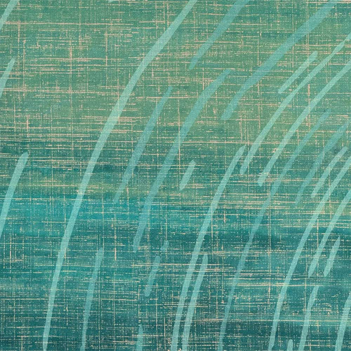 Extreme Close Up of the Kilo Hōkū Comforter Front Side Print Showing the Stars Trailing Across the Sky