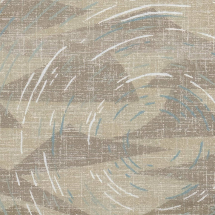 Closeup of the Taupe Kilo Hōkū Travel Wrap Stargazing Circle Print