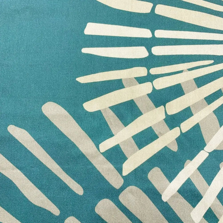 Closeup of the Kōʻele Euro Sham Hawaiian Print