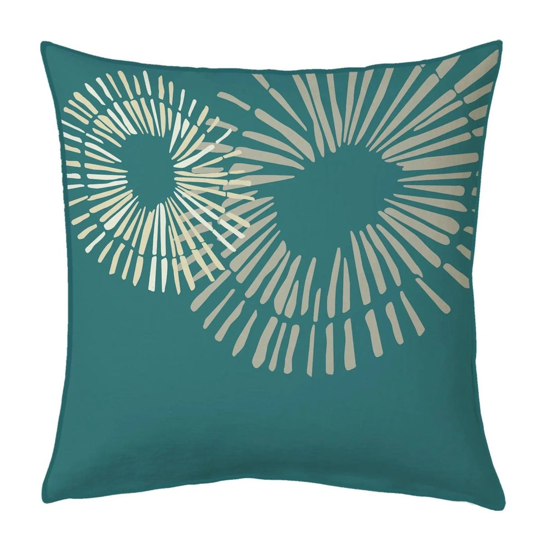 Kōʻele Hawaiian Print Euro Sham Frontside Shown On a White Background