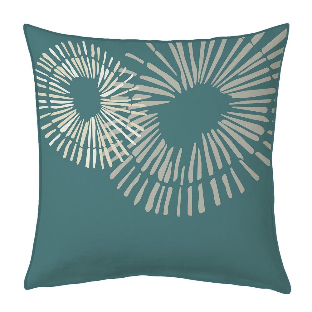 Kōʻele Hawaiian Print Euro Sham Frontside Shown On a White Background