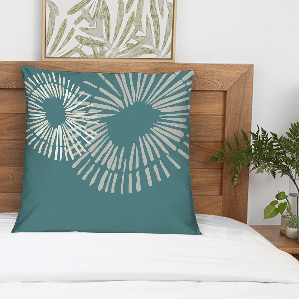 Kōʻele Euro Sham Set On a Bed