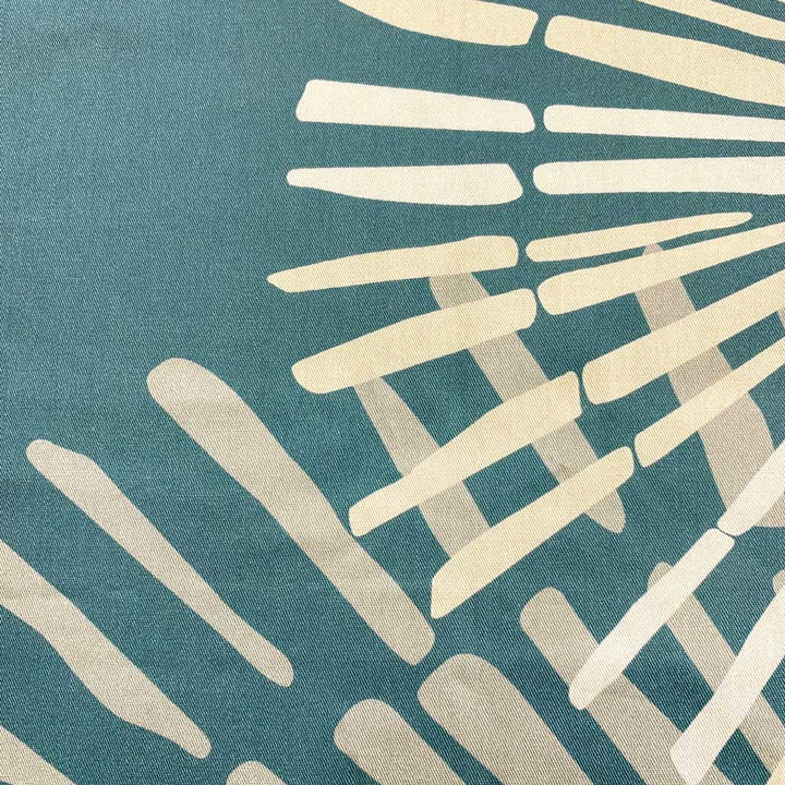 Closeup of the Kōʻele Euro Sham Hawaiian Print