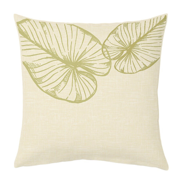  Lau Kalo Euro Sham Front Side On a White Background