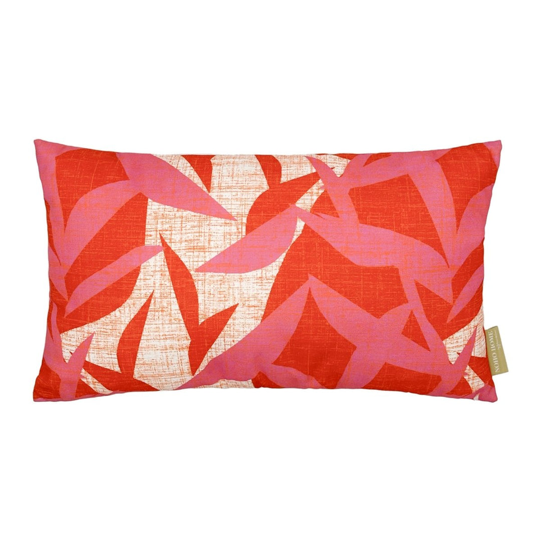 Hibiscus Lele Lumbar Pillowcase against white background