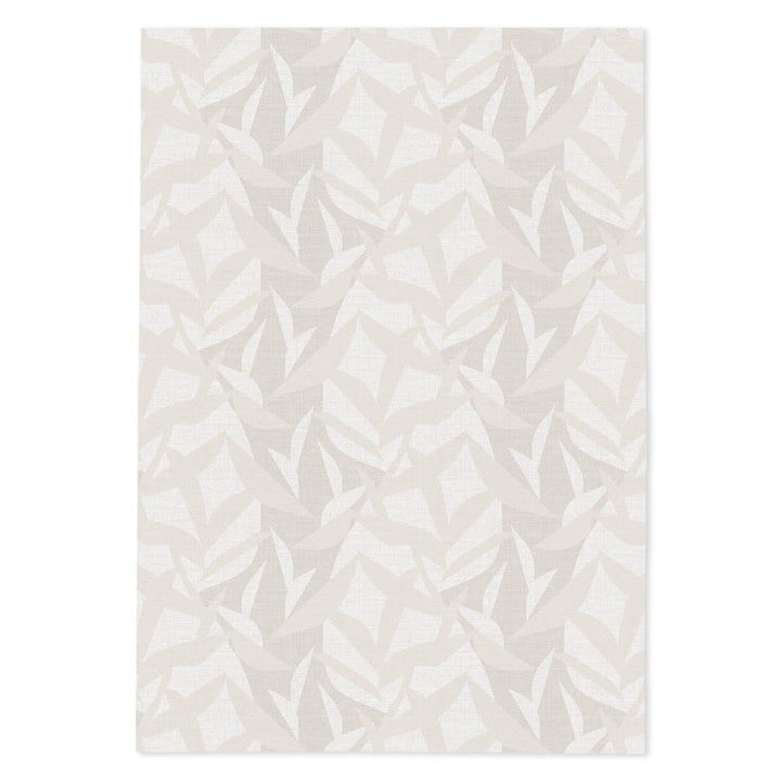 Lele Tea Towel In White Pattern On a White Background