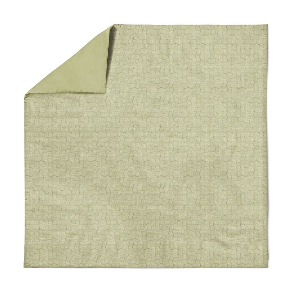 Closeup Of the Backside Loʻi Duvet Cover
