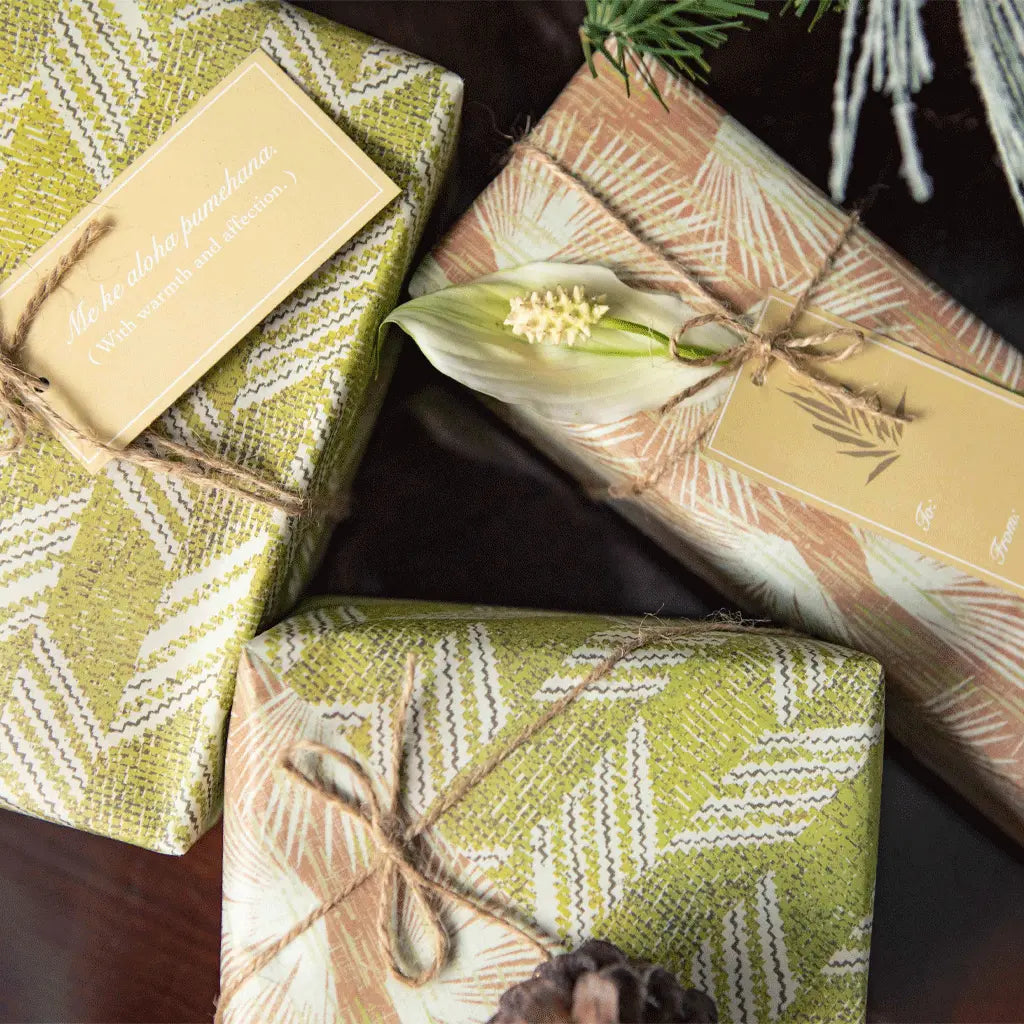 Loulu & Kapa Hou Wrapping Paper NOHO HOME