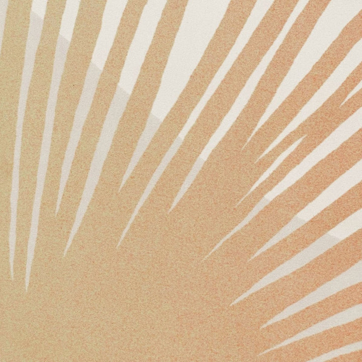 Close-up of fanlike image on front of Loulu Microfiber Beach Towel