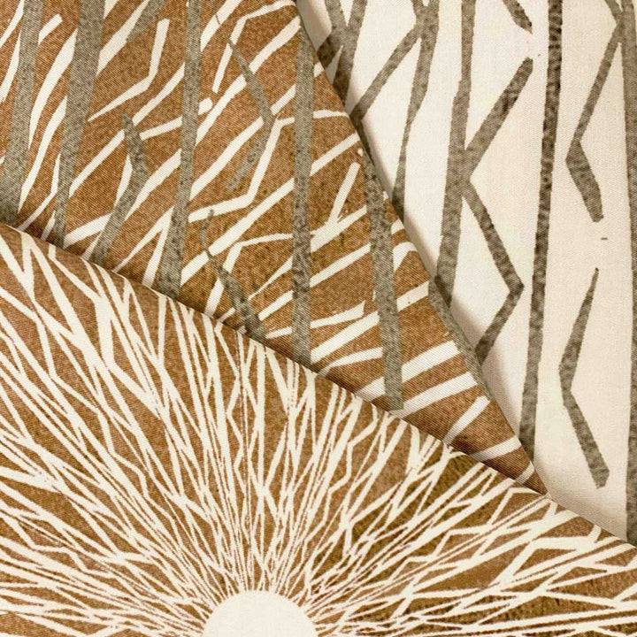 Closeup of the Maluhia Hawaiian Print