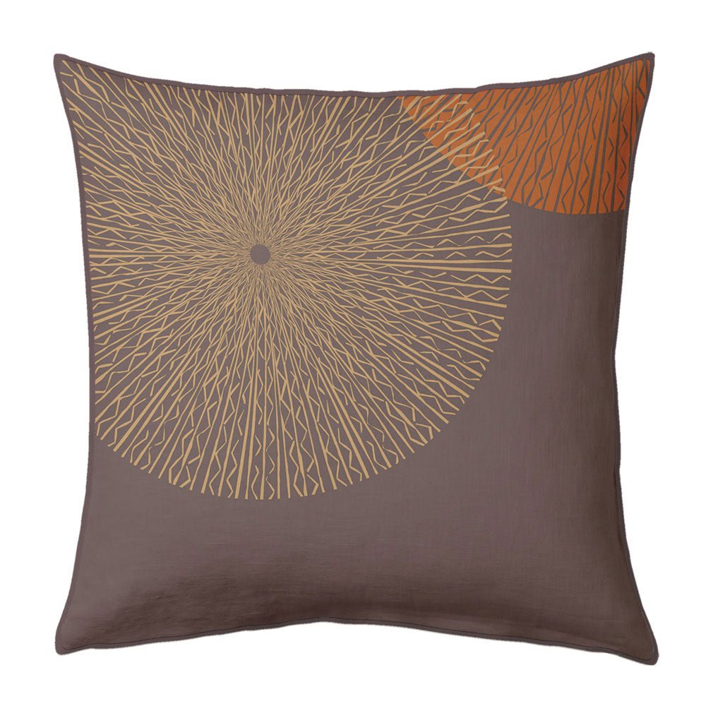 Maluhia Euro Sham On a White Background