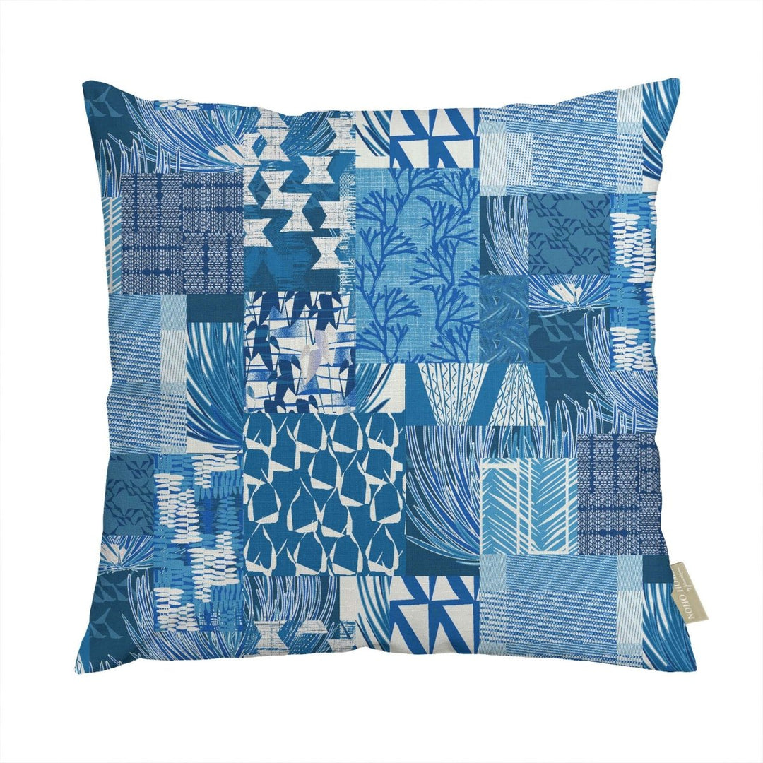 Maui Strong Square Pillowcase Blue Color Front Side On a White Background