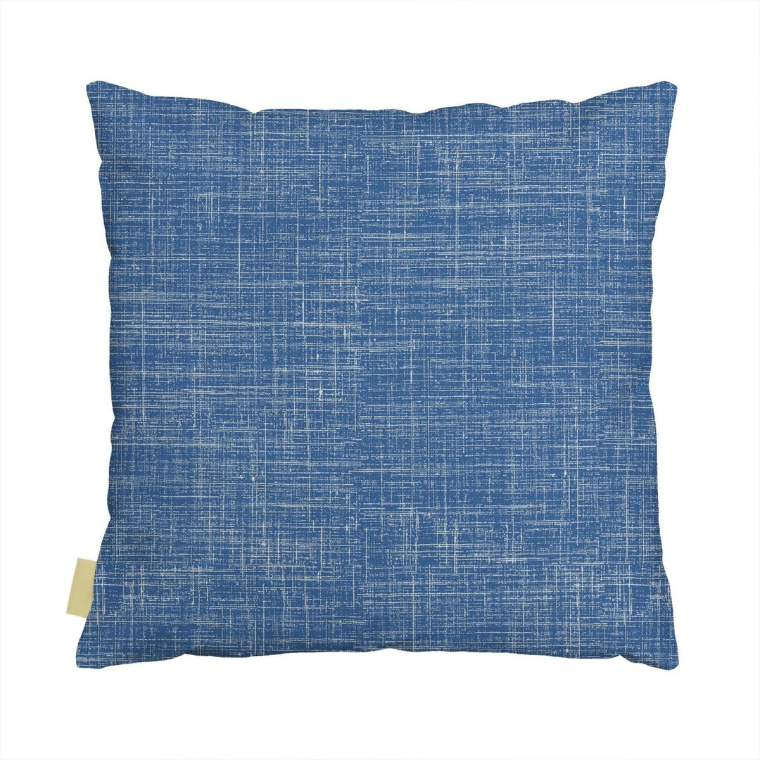 Backside of Maui Strong Square Pillowcase Blue Color On a White Background