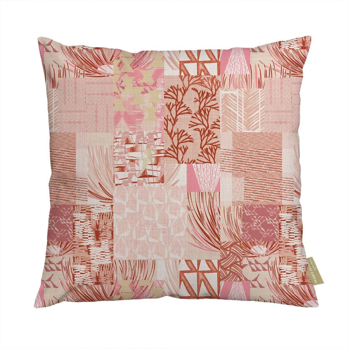 Maui Strong Square Pillowcase Pink Color Front Side On a White Background