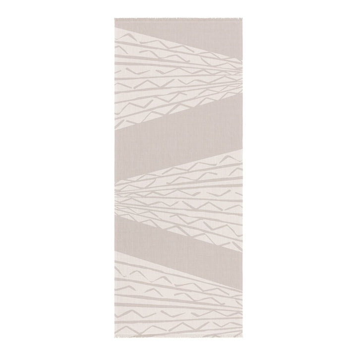 Full Image of the Niho Kila Travel Wrap in Taupe Color