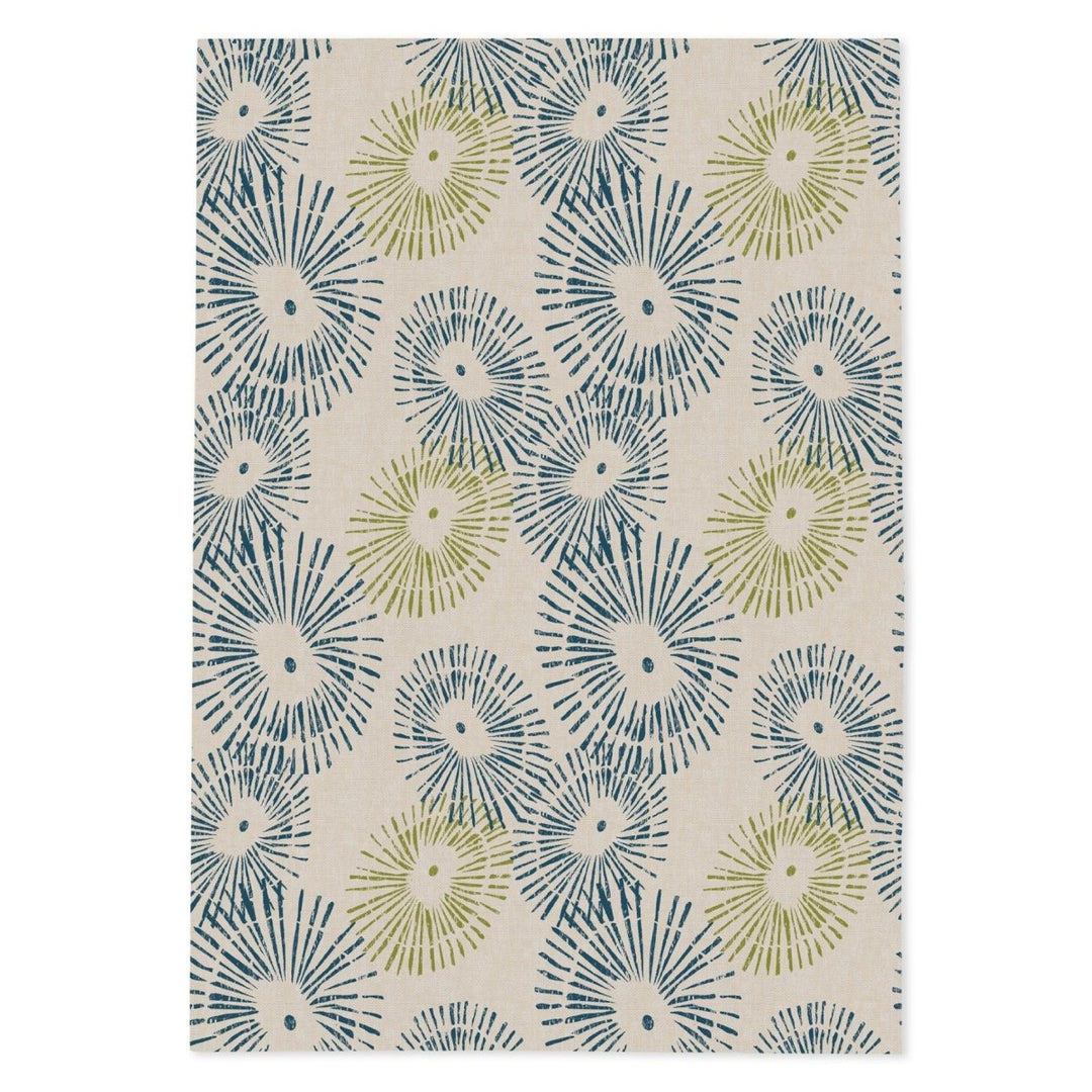 ʻOpihi tea towel design, with a limpet-inspired pattern drawn from the kōʻele