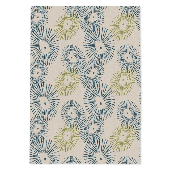 ʻOpihi tea towel design, with a limpet-inspired pattern drawn from the kōʻele