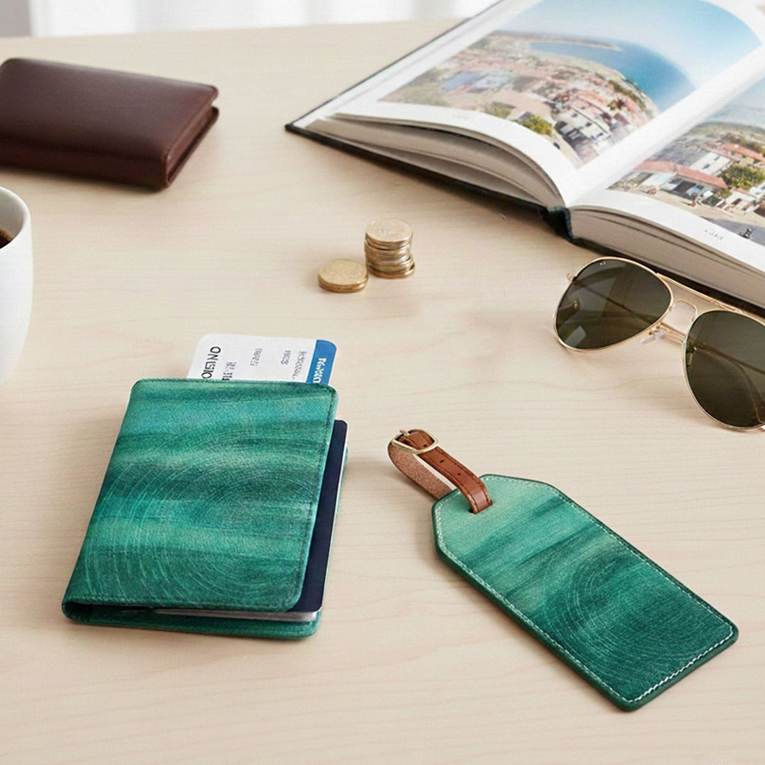 Passport & Luggage Tag Set