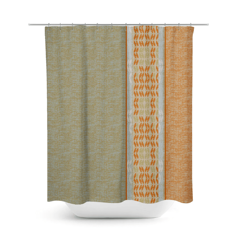Peʻa Shower Curtain Hawai'i Full View ON a White Background