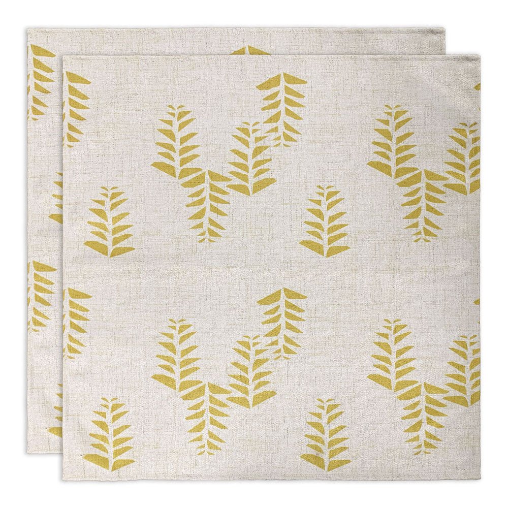 Premium Uluhe Dining Napkin Set on a White Background