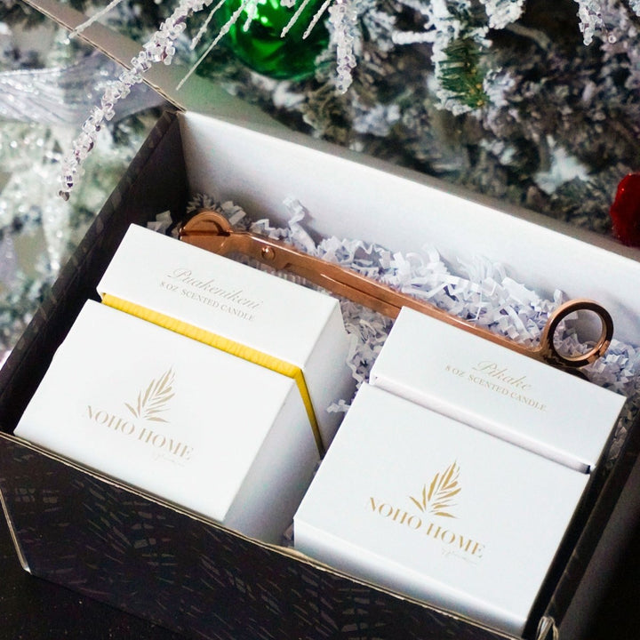 Puakenikeni and Pikake Candle Gift Box Set