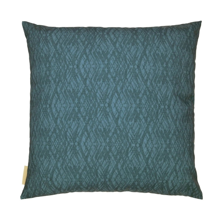 Blue Wauke Square Pillowcase Backside