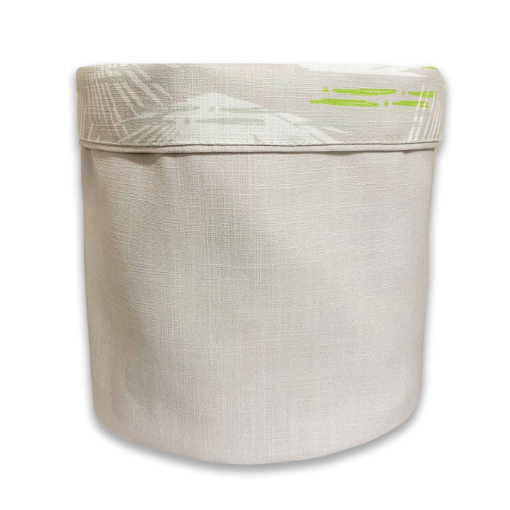 Beige and Ivory Loulu Fabric Planter - Large
