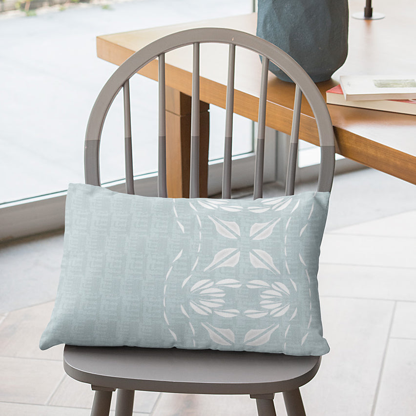 Pīʻāpā Lumbar Pillowcase on easy chair