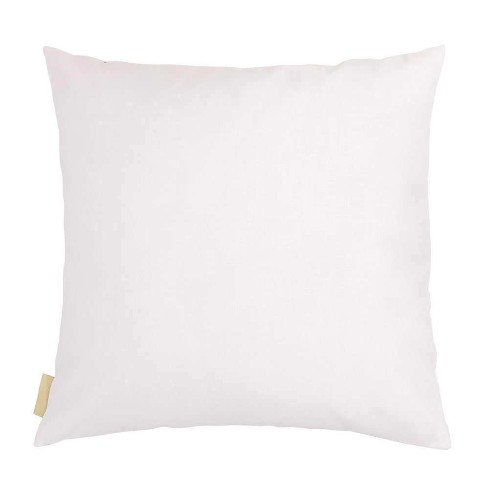 Back Side Kui Square Pillowcase On a White Background